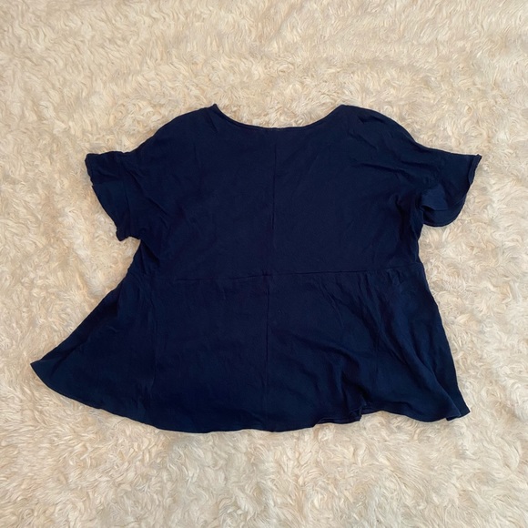 Lauren Conrad navy dragonfly top - Picture 10 of 10